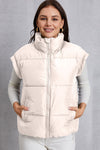 Callie Turtleneck Pocketed Vest Coat