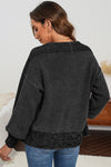 Heathered Short Open Front Cardigan