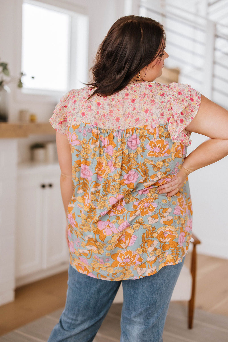 Not So Serious Floral Blouse
